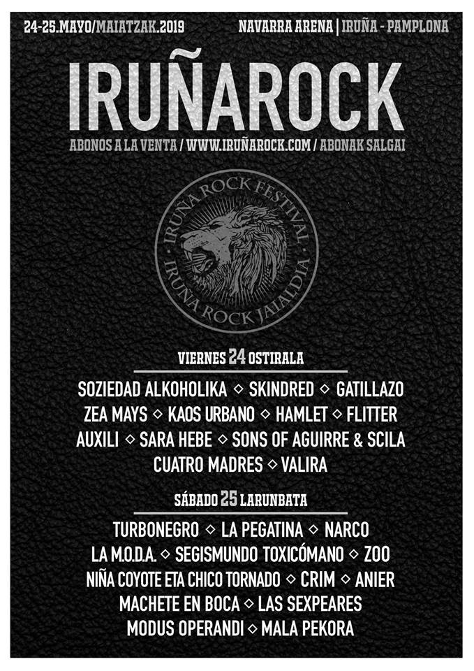 Tresparock2019's tweet photo. Juntos Y Revueltas
🔥Ya está aquí, la próxima semana todos al Iruña🔥
Buena liada se va a preparar… @IrunaRock
También, la semana que viene sacaremos un sorteo del Tresparock por los 1000 seguidores de Instagram y porque vosotros lo valéis🕺🕺🕺
Salud!!! https://t.co/jLPMbojSfA