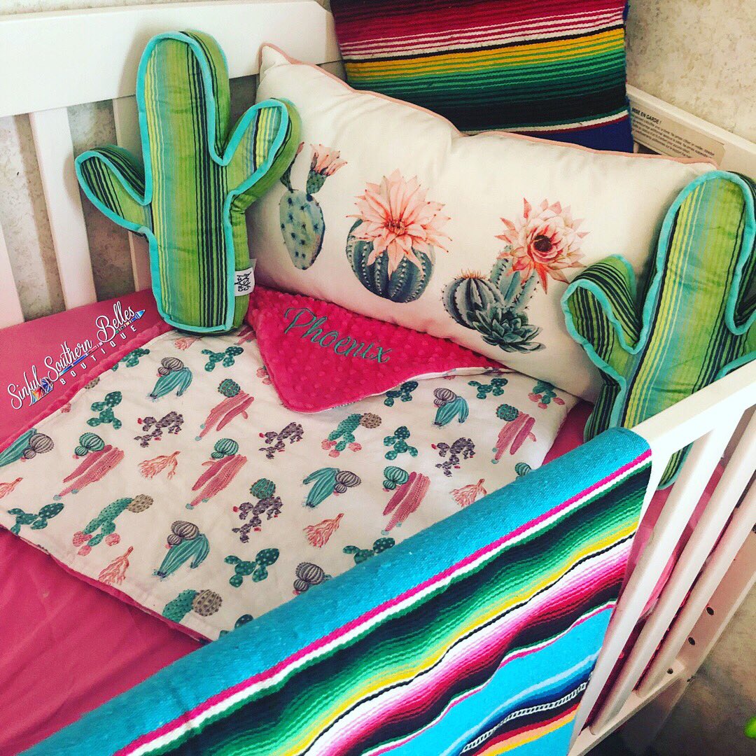 These {{CrAzY CaCtUs PiLLoWs}} are so stinking cute in #PhoenixRayne’s crib!! These babes are <<UniSeX>> for you #boymoms too🌵
sinfulsouthernbellesbtq.com/products/crazy…
.
#shopssbtx #sinfulsouthernbelles #homedecor #serape #cactus #baby #cribdecor #ohbaby #throwpillow #babydecor #nurserystyle