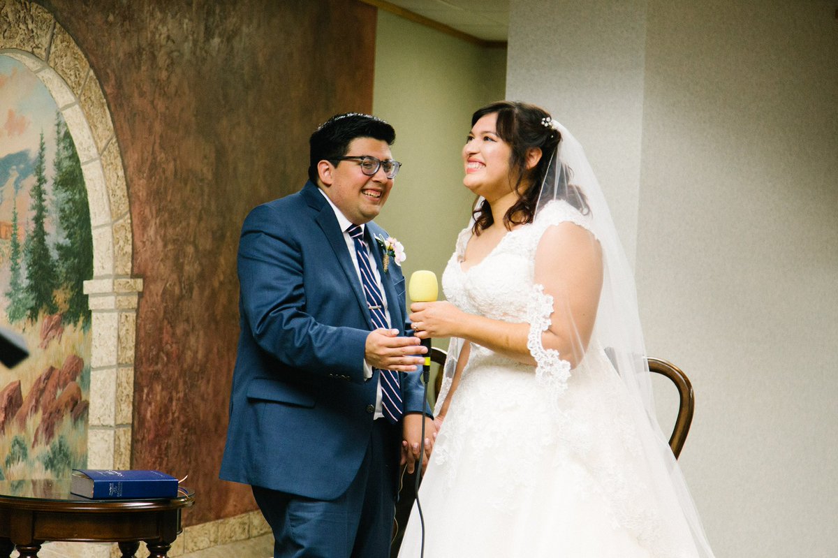 samwateri's tweet photo. Favorite part- we both messed up on the vows. But leave it to me just blank on his name. It was a laughable moment all around. 😂💕 https://t.co/vuqxA5X26o