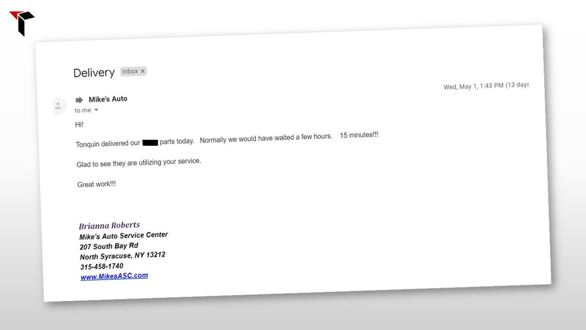 TonquinSupport's tweet image. Repair shops love when their parts suppliers use Tonquin!🚗💨

Go to Tonquin.com to contact us and create your account today in minutes. No fees or contracts.