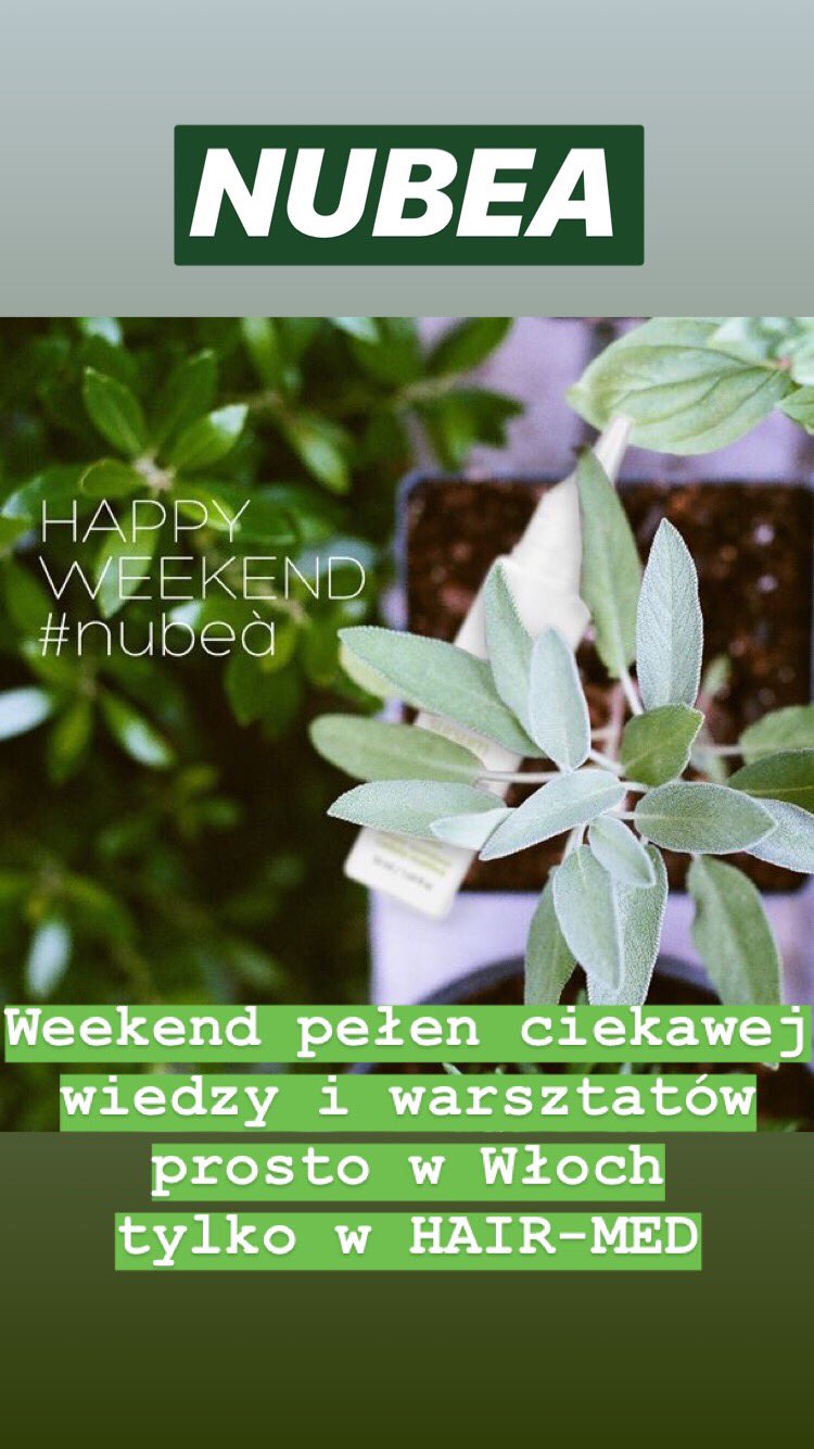 HairMed Klinika Trychologiczna on Twitter "Happy weekend with Nubea