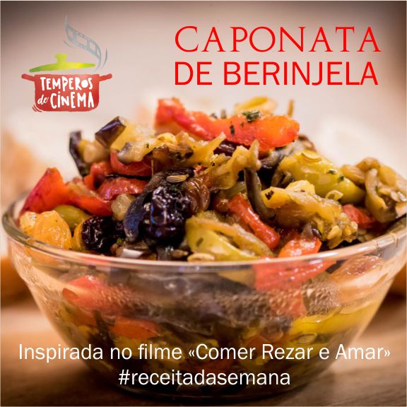 TemperosCinema's tweet photo. Iniciamos um novo cardápio, desta vez inspirado no filme "Comer, Rezar e Amar", um dos grandes sucessos do cinema contemporâneo. Começamos com uma deliciosa entrada de berinjela, uma receita tipicamente siciliana, a Caponata.
Veja o vídeo https://t.co/EanaxrvJ93 https://t.co/wIQPugVOC2