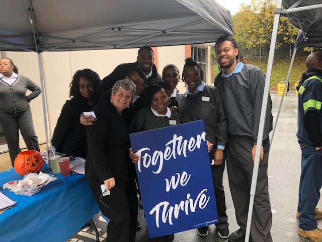 EHATLAirport's tweet photo. @job_launch #HiringDay We have such a great time each and every day with our customers and our co-workers! Here are some pictures of our employees giving back to our communities, celebrating recent successes and having #fun! #togetherwethrive #foundingvalues @unitedwayatl https://t.co/ekmcrwbSAp