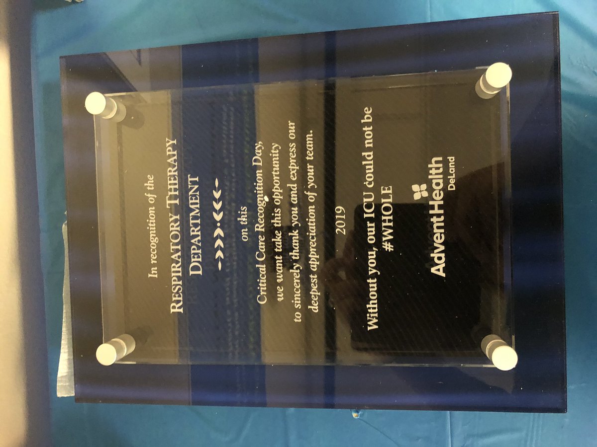ClinSpec1's tweet photo. Hooray for Critical Care Awareness Month! We happily recognized our Resp team because without them we are not #WHOLE.  We also gave out Star Awards to team members that embody each of our Service Standards! I also got the most heartfelt and beautiful recognition from my team😘 https://t.co/QXzo38OIKi