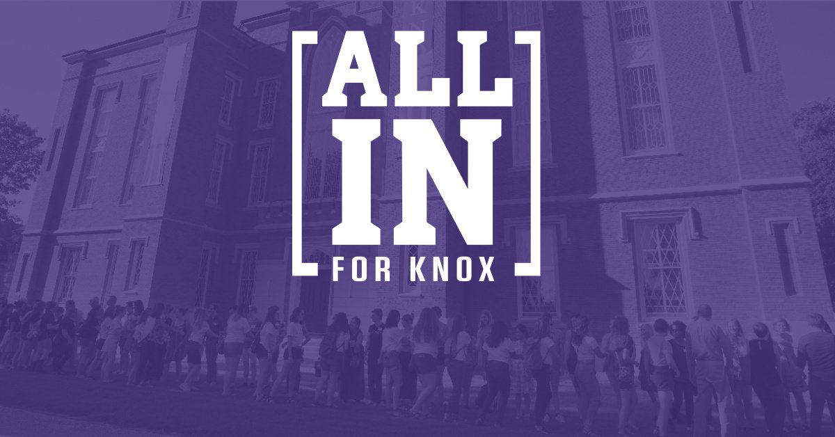 KnoxCollege1837's tweet photo. It’s time to go ALL IN for Knox—and you can help us make a strong start. We’re asking donors to give a collective $1.4 million–representing $1000 per student–by June 30 to support financial aid & scholarships, study abroad, internships & more. Are you in?
https://t.co/z7L0BphFcJ https://t.co/N5j6mlF9Ok