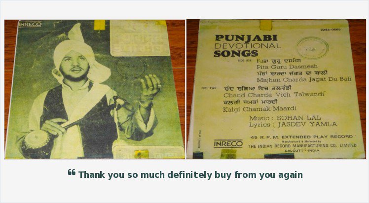 BhangraVinyls's tweet photo. #JasdevYamla - #DharmikTumbiGeet - FOR SALE - BID NOW - #Sikh #Punjabi #Religious #EP #LP #Vinyl #Record NOT #BHANGRA #ReligiousLP #ReligiousVinyl #ReligiousRecord #PunjabiLP #PunjabiVinyl #VinylRecord #VinylForSale #VinylRecordForSale #ReligiousSongs
https://t.co/UaMlrJFOkD https://t.co/OYUZ8TRz3w