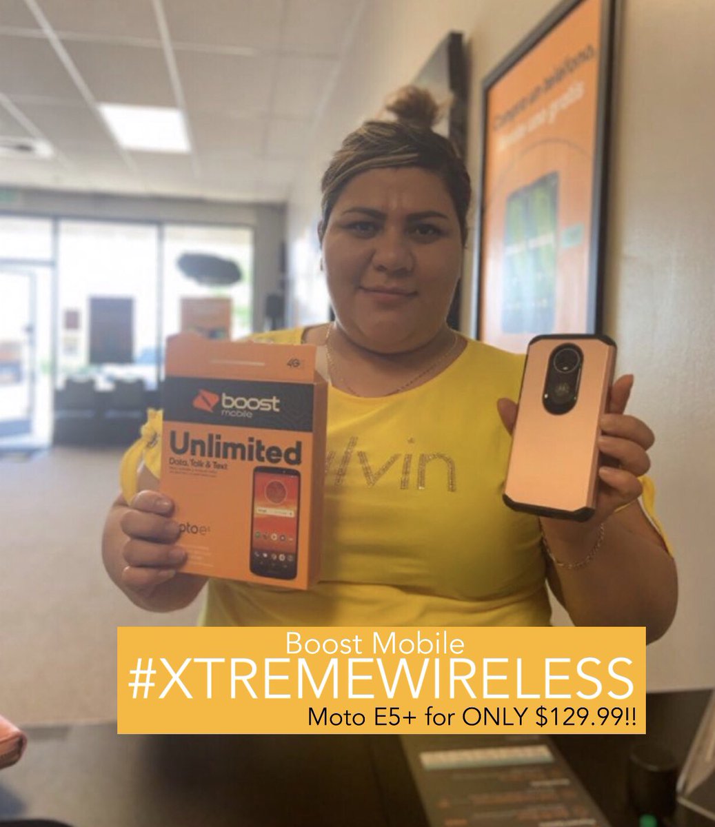 xtremewireless_'s tweet photo. Xtreme Wireless is back at it SAVING customers MONEY!! Come see us TODAY!
๐ฅโผ๏ธJessica saved herself $50 on her NEW Moto E5 Plus w/ a protective caseโผ๏ธ๐ฅ
#XtremeWirelessIsTheBEST #DontMissOUT #SaveMoneyNOW #BoostNation #ComeNOW https://t.co/Ew4OwKSzPV