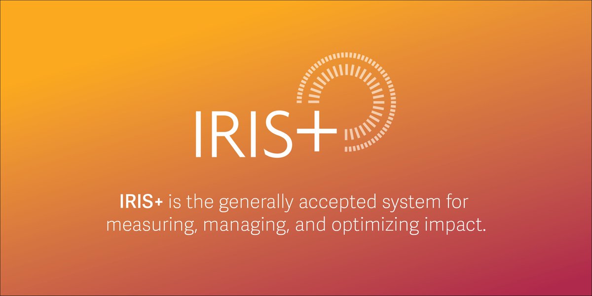 .@theGIIN’s newly launched IRIS+ system helps #investors better understand how to measure their impact &amp; provides guidance about how to manage their impact to drive greater results for people &amp; the planet: iris.thegiin.org #impinv #IRISplus <a href="/AmitKBouri/">Amit Bouri</a>