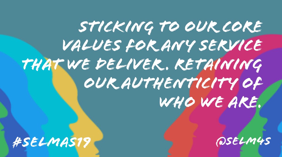 You have to give over yourself.  Your core values and beliefs.  How do we keep alignment in the system? The importance of why? <a href="/SELM4S/">SELMAS</a> #SELMAS19 @neilmcmillan99 <a href="/ClunieNancy/">Nancy Clunie</a>
