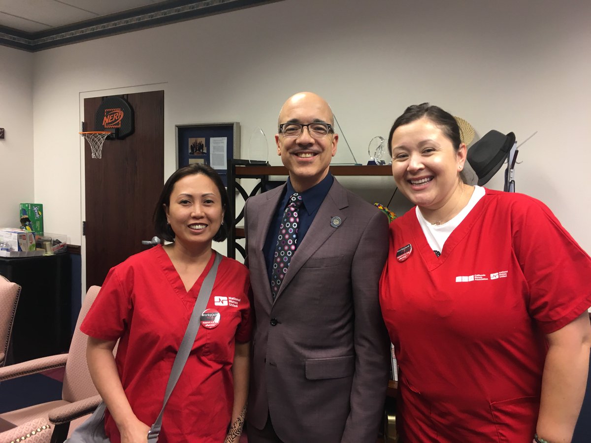 NationalNurses's tweet photo. Union nurses lobbied NV state senators to support workplace violence prevention legislation.
Sen. Marcia Washington has confirmed her full support of #AB348! 🙌
RNs are counting on her colleagues to do the same --> @Nicole4Nevada, @MoDenisNV, @Ohrenschall4NV, @rattijulia #NVLeg https://t.co/dkNxrrR0ZK