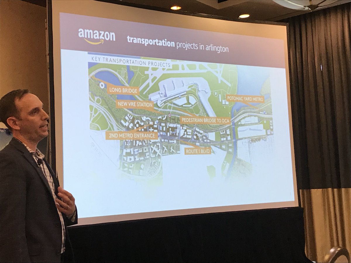 NVTAuthority's tweet photo. .@amazon Brian Moore now talking about #transportation projects in @ArlingtonVA at the @VirginiaITSVA Annual Conference in Richmond. https://t.co/qf3GAlsaMV