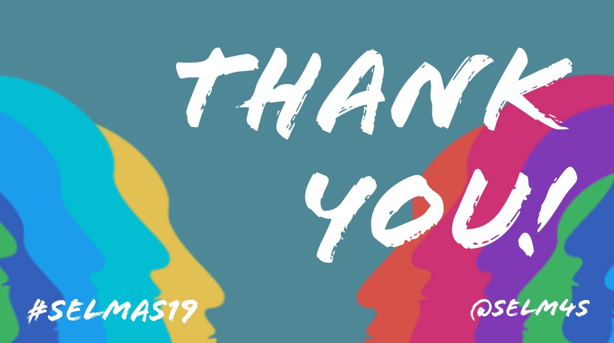 And to the close... big thank you goes to @neilmcmillan99 <a href="/ClunieNancy/">Nancy Clunie</a> <a href="/Lavelle103/">Claire Lavelle</a> for our keynote speakers.  And thank you to: <a href="/cpdc/">Margaret Alcorn</a> (Margaret Alcorn), Bob Cook and <a href="/WLDGH/">Gillian Hunt</a> (Gillian Hunt) <a href="/SELM4S/">SELMAS</a> #SELMAS19.  Had a great evening? Give us your feedback: surveymonkey.com/r/6T89MYK
