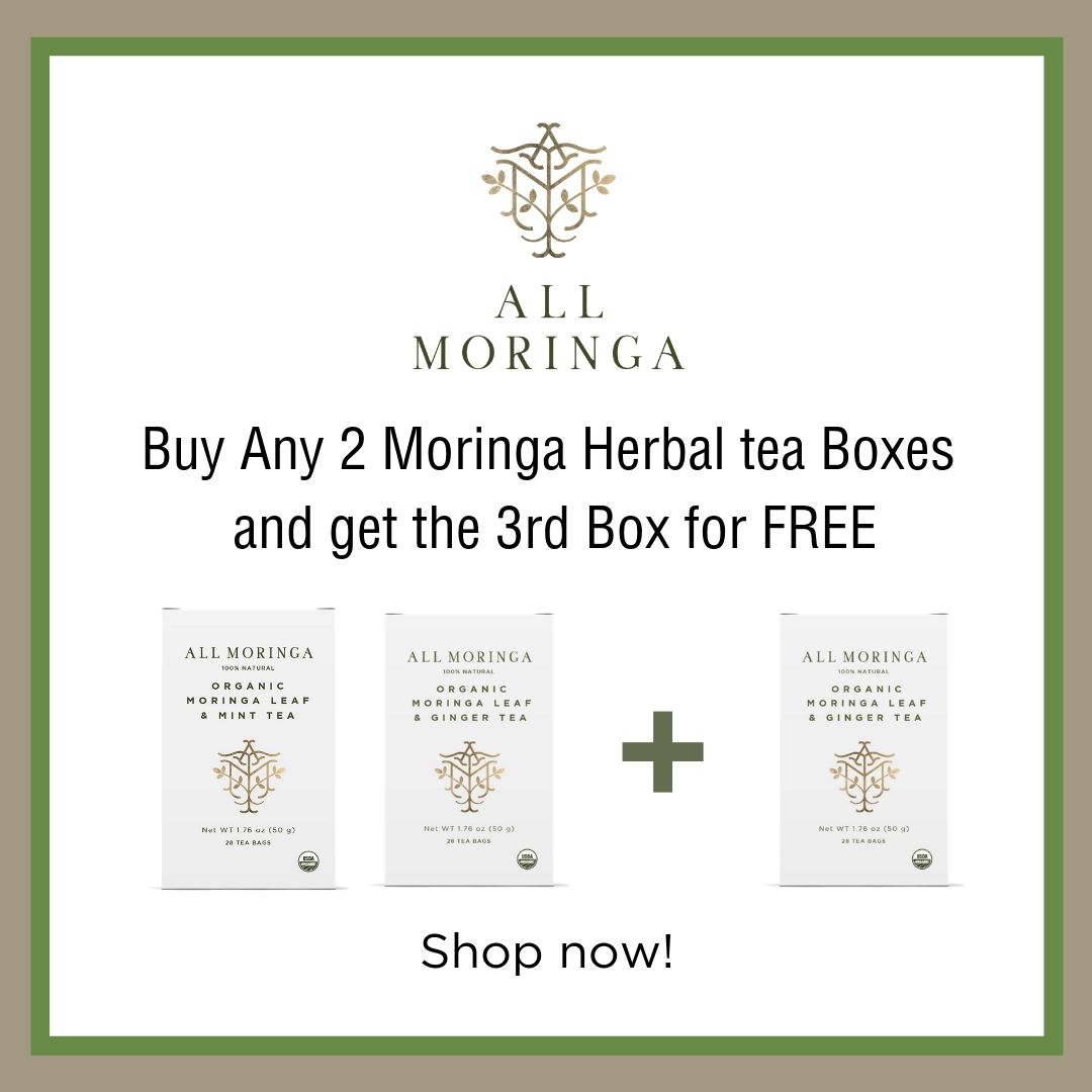 Try our delicious and healthy herbal teas!
Buy any 3 Moringa Tea and Pay for Only 2 at checkout!
3rd Moringa tea is FREE!
#honey #natural #antibiotic #organic #organicmoringatea #moringatea #organicmoringa #herbaltea #organicherbaltea #gingertea #minttea #health