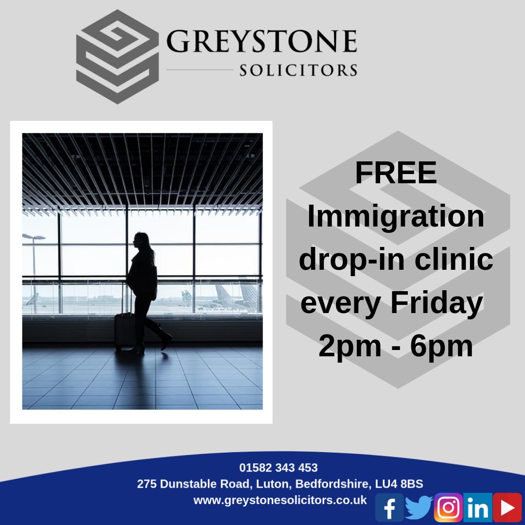 GreystoneSols's tweet image. #ThursdayThoughts
Do you have an #immigrationproblem? We have the solution! Come and speak to our friendly team of #ImmigrationSolicitors who can answer all your #immigration questions! We’re running a #free clinic tomorrow between 2pm-6pm!
 #Deportation #Removal #Visa #urdu