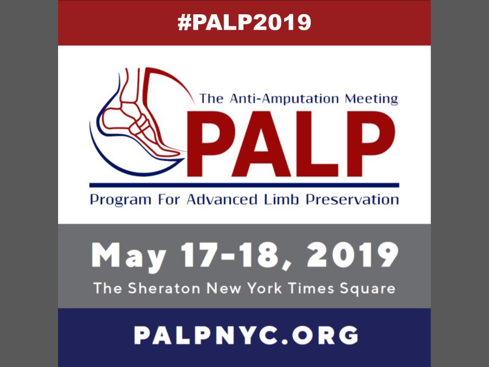 I’m having PALPitations! Less than 24 hours to go until #PALP2019 - The #AntiAmputation Meeting!
 
#CLTI #CLI #ComprehensiveVascularCare #WoundCare #Balanced #Comprehensive #Multidisciplinary 

<a href="/PALPMeeting/">PALP</a>  PALPNYC.org