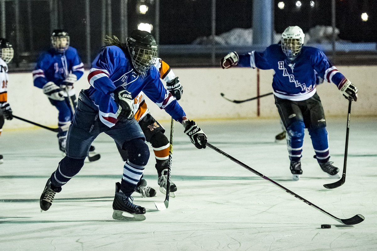 HockeyinHarlem's tweet photo. #Sticktaps to Malakai from our Bantam team, 2019 winner of Larry Norman Camp Scholarship Award.  We present it annually to player who best shows positive attitude toward teammates &amp; true passion &amp; commitment to hockey.  #HeadedToCamp ✈️🏒 https://t.co/utgyyJQTyT