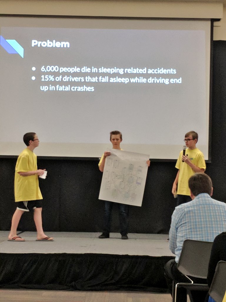 Iron_Schools's tweet photo. Winners from the GoIT event @SUUtbirds presenting their app ideas for Driver Logic, Litterland and TrashCa$h. Thanks to @ZionsBank @TCS https://t.co/VxTyOO2m5d