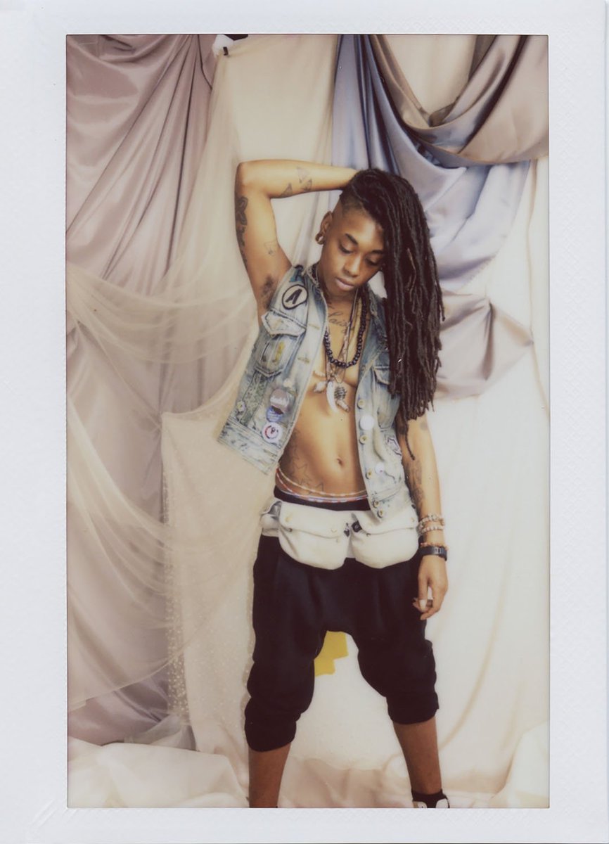ICPhotog's tweet photo. "Pur·suit" by #ICPalumni Naima Green (MFA'18) is a portrait of queer and trans people, people of color, and groups that continue to be marginalized. See the photos during the latest #ICPprojected. https://t.co/uaxqz76z6Z https://t.co/hqsEk2vBhl