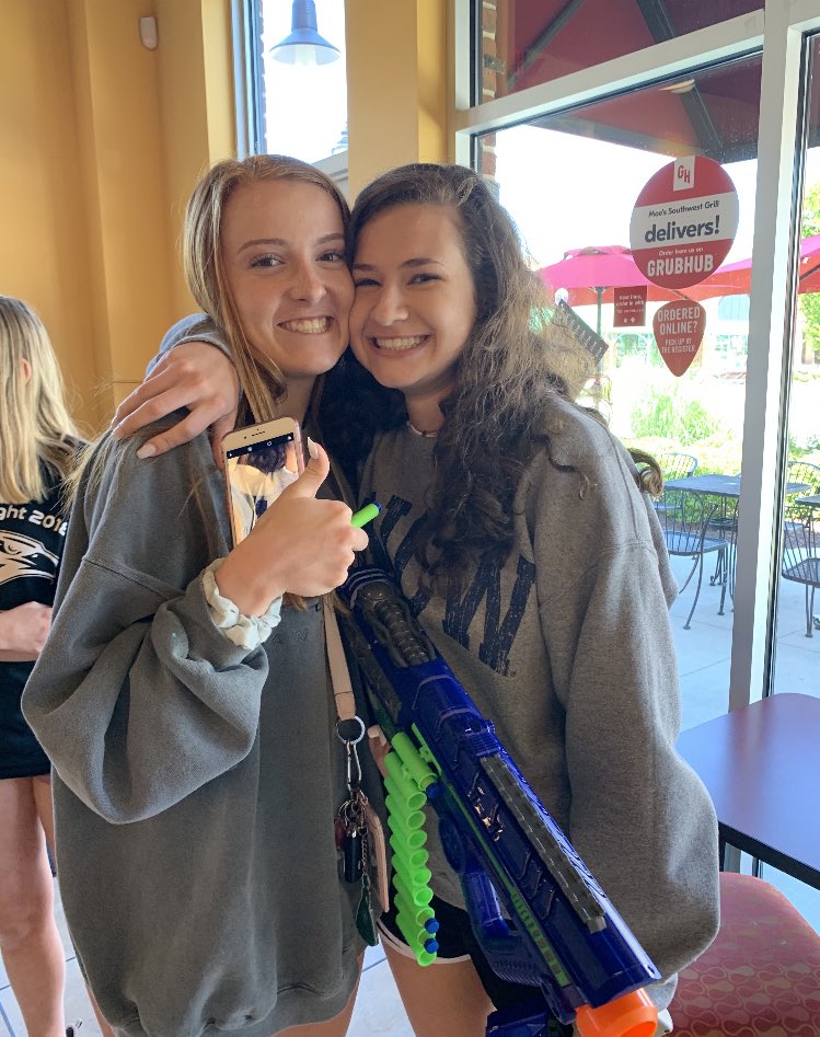 mitchesbitches_'s tweet photo. Morgan Peele fought hard and took down one of the @omeganerfwarz players Lauren Barry. @GhNerf https://t.co/vzSksQYrV9