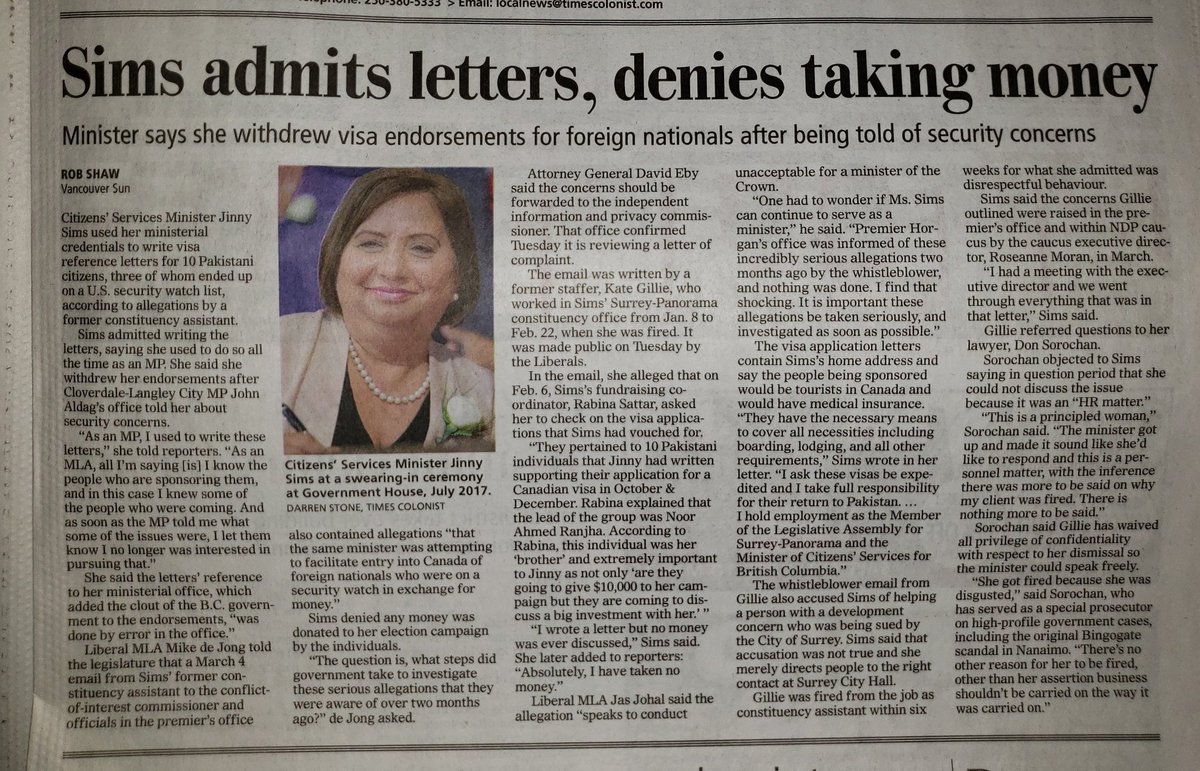 John_Yap's tweet image. Jinny in the news #HorganFail #NDPfail #bcpoli