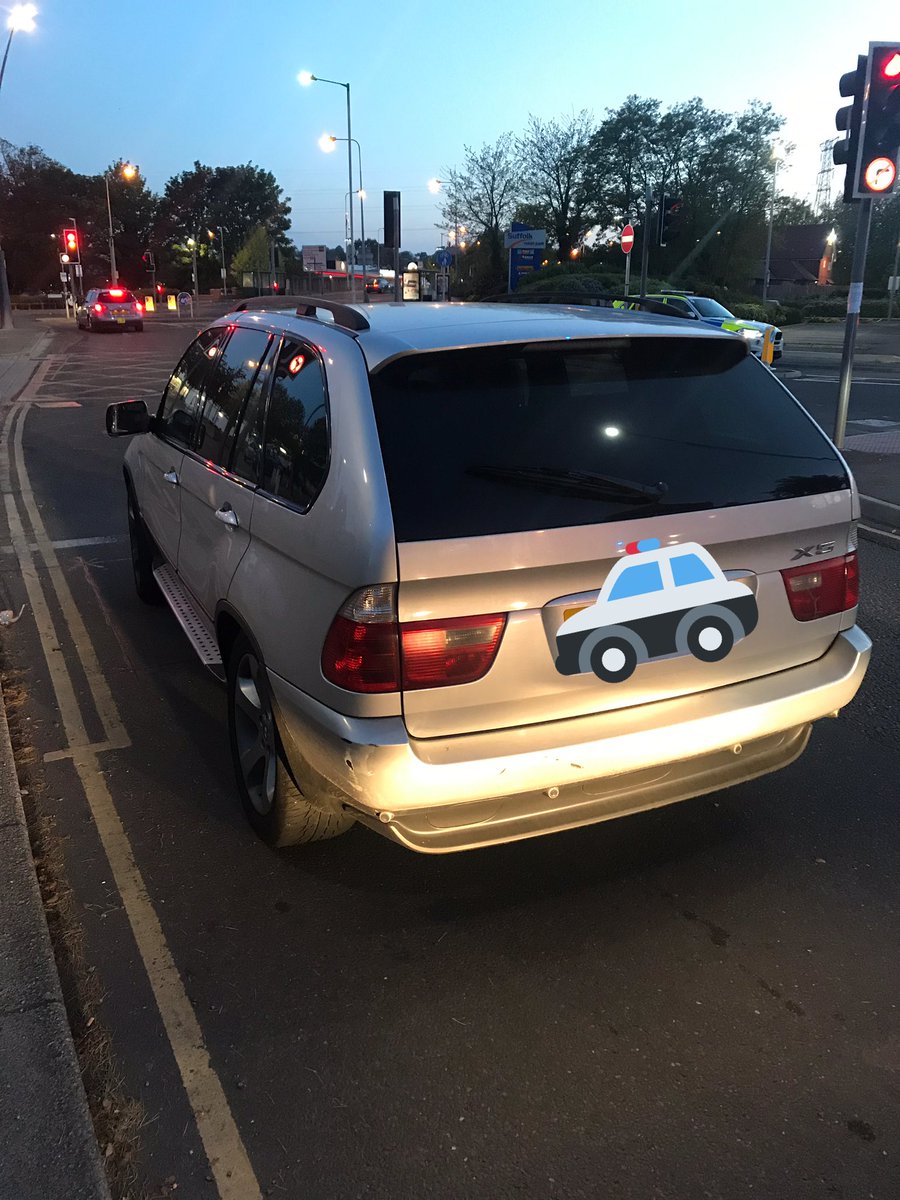 NSRAPT's tweet photo. This car has just been stopped in #Ipswich and the driver found to be a #DisqualDriver so they’ve been arrested. The car has been #seized #S165A #PHQARV #148/1706 https://t.co/jMRame6K6U