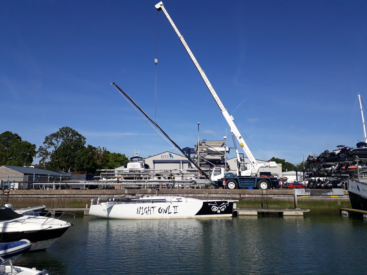 Unstepped earlier on this week for <a href="/RaceYacht/">Race Yacht Services</a>