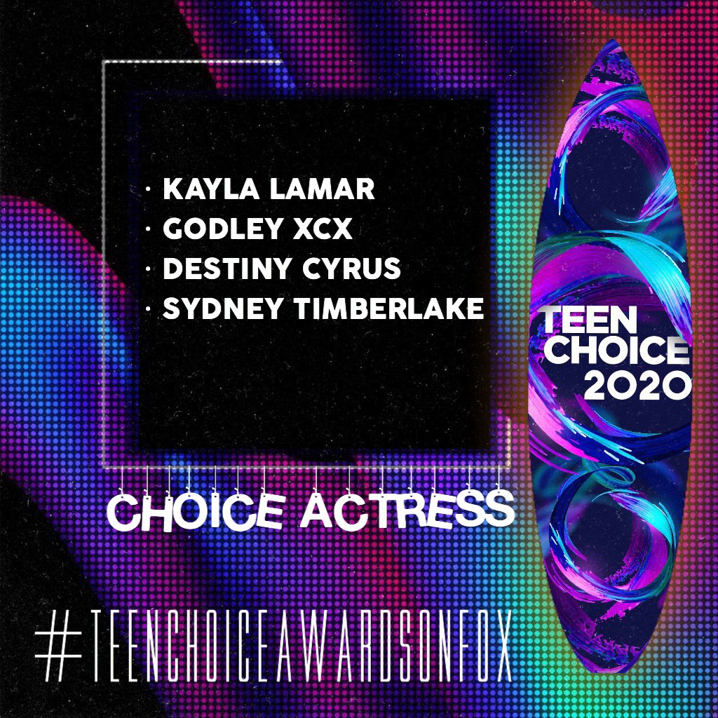 KayIaLamar's tweet photo. Thank u for my nominations 💜 @SMTeenChoice https://t.co/PJUt2AGmfk