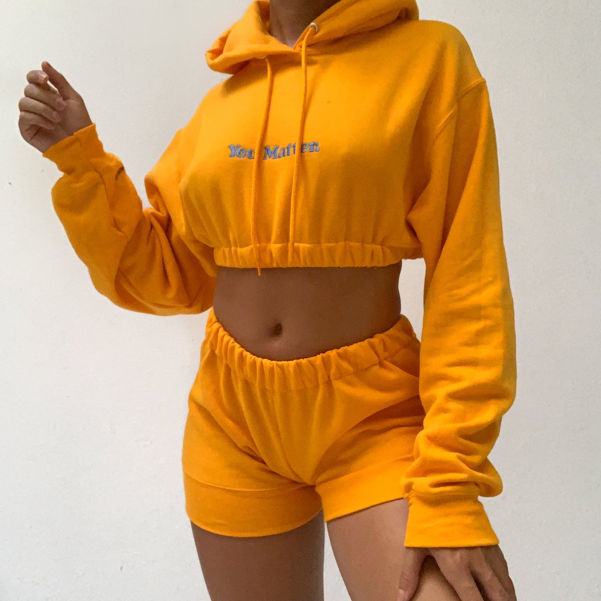 you matter hoodie yellow