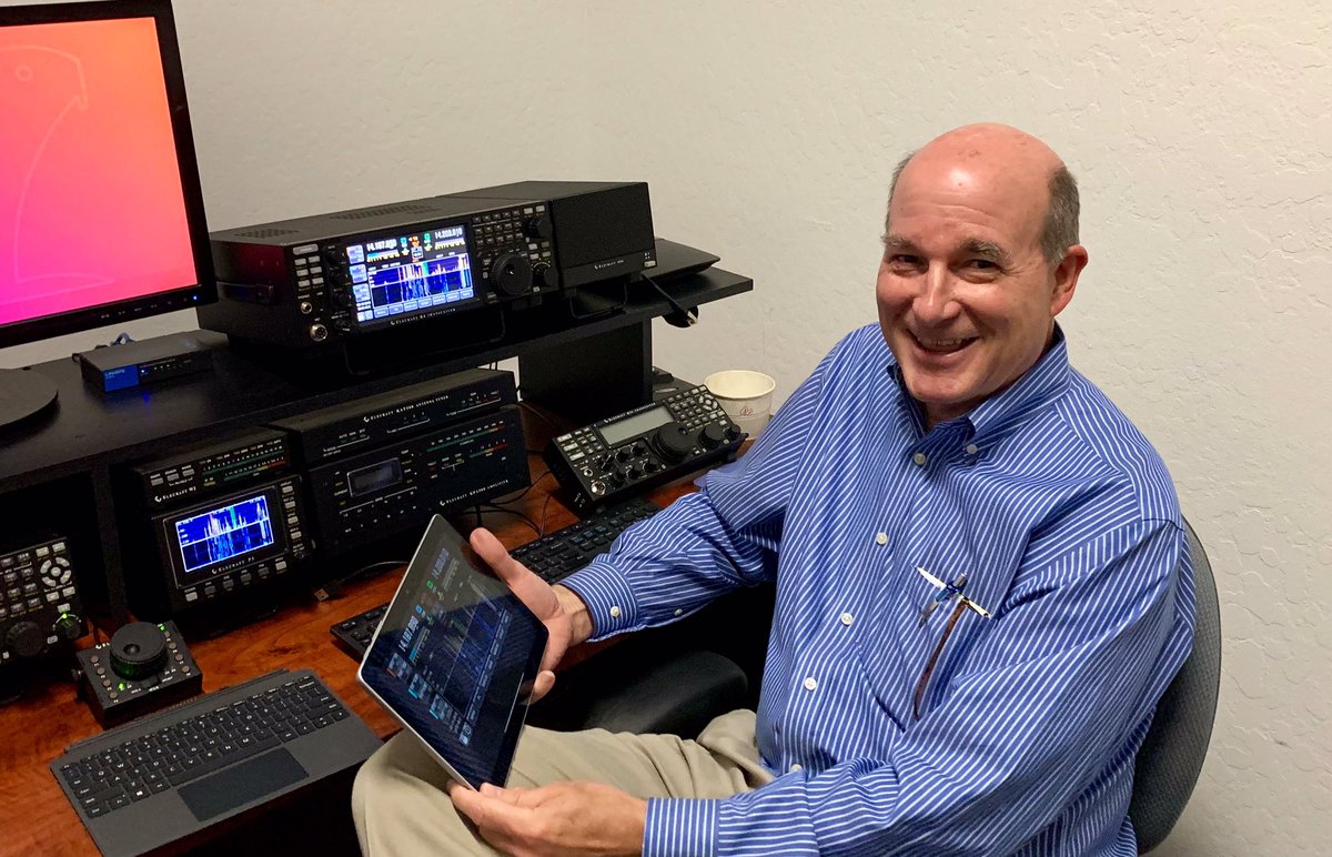 Eric with some of our newest products before leaving for Dayton on Wed.