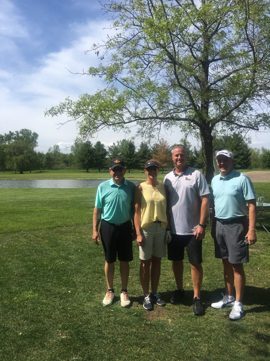 ChildServe's tweet photo. When it's FORE the Kids, you know we're all in! Our ChildServe foursome is having a great time this afternoon heating up the golf course with @VarietyIowa. #FOREwardTogether https://t.co/WPFTlo9CjX