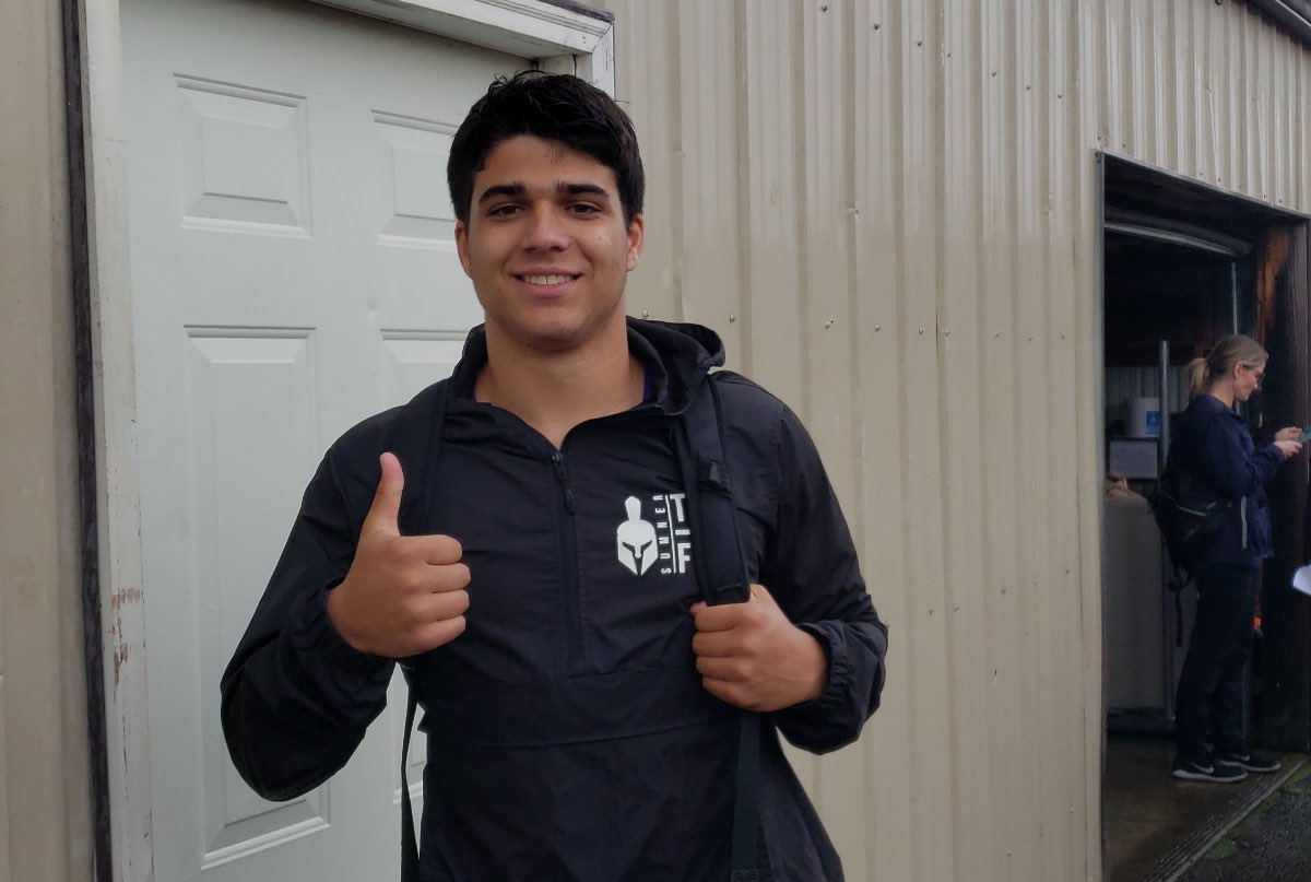 Sumnertrack's tweet photo. Drew Senatore! ON TO STATE in the discus! Congratulations!! https://t.co/Vfpwt3M72n