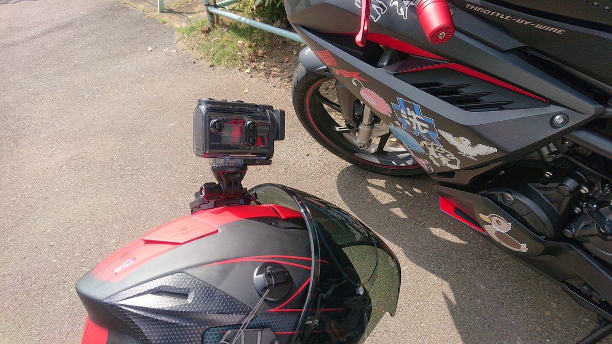 toro8's tweet image. 今日はカメラをチョンマゲの如く設置をして、撮影実験です⸜( ॑꒳ ॑ )⸝🎥

さて、どのような結果になるかなーー

#アクションカム #AS50