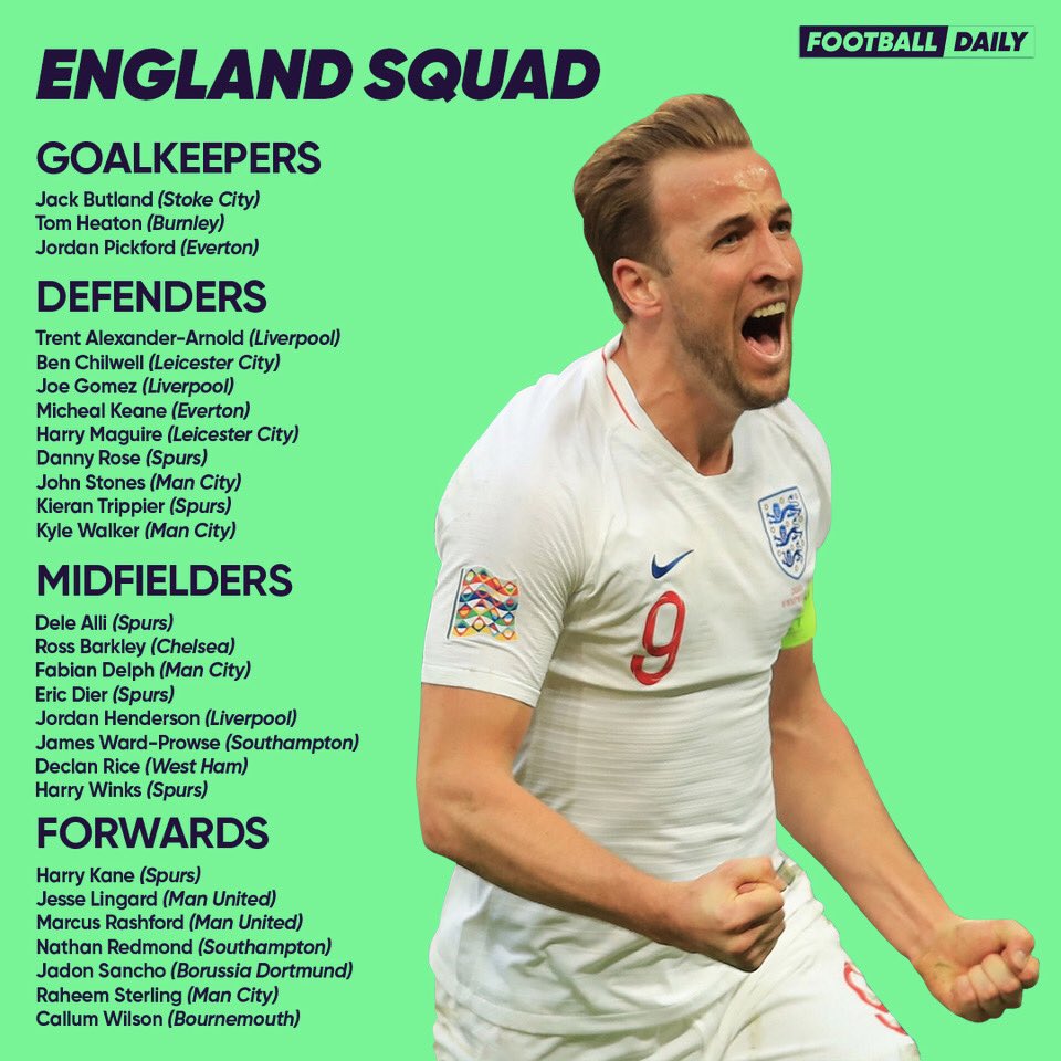 CodigoPremier's tweet photo. #TheThreeLions | CONVOCATORIA

Ellos serán los que defenderán la camiseta de Inglaterra ante Holanda por las semifinales de la #UEFANationsCup.

⚽️Holanda vs Inglaterra
🏟Municipal de Guimarães
📆6 de Mayo
⏲16:00 https://t.co/GJ9sV5Pz6v