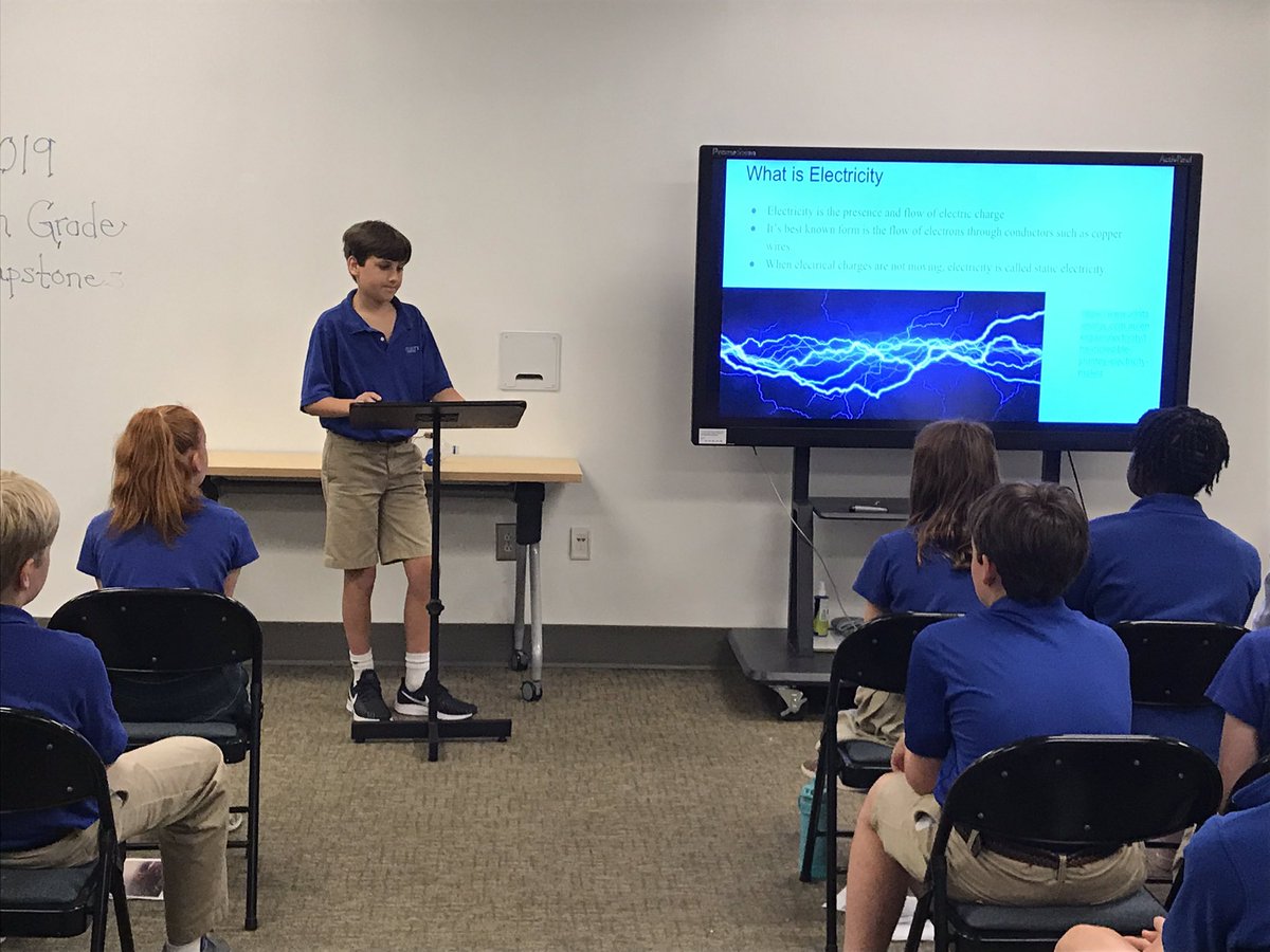 kstorysquared's tweet photo. The #6thTrinity students spent the last 2 days presenting their Capstone projects. From the stock market to dream analysis... (1/5) #TrinityLearns #BooSt19 https://t.co/NQsGSDFRtu