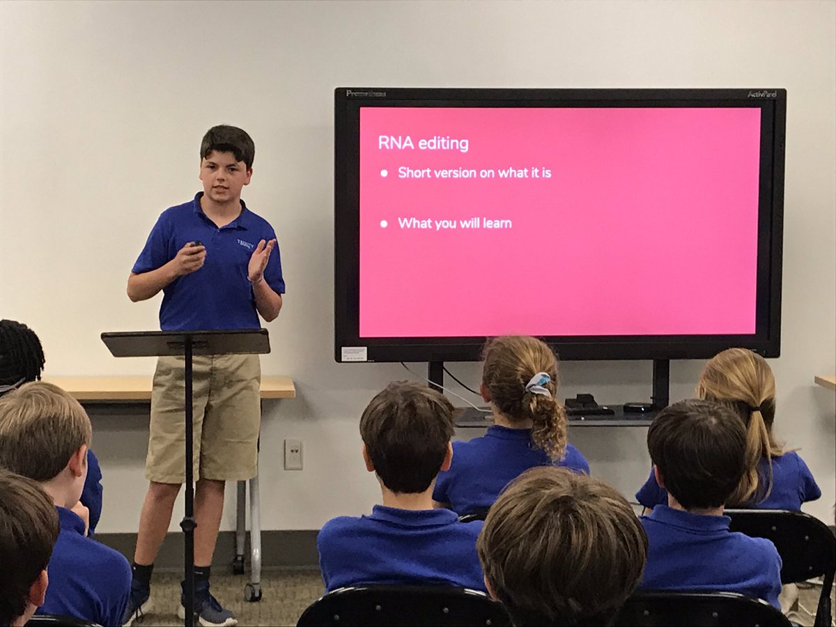 kstorysquared's tweet photo. RNA editing to canine surgery! What a great 2 days! #TrinityLearns #BooSt19 (4/5) https://t.co/gVLd7IkY6B