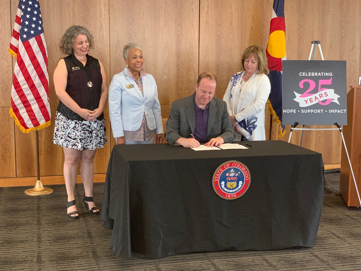 CUStateRelations (@cugovtrelations) on Twitter photo Governor Polis, Lt. Gov Primavera, and Reps. Buckner and Michaelson Jenet were at <a href="/CUAnschutz/">CU Anschutz Medical Campus</a> today! Gov Polis signed HB19-1301 Health Insurance For Breast Imaging and HB19-1302 Cancer Treatment And License Plate Surcharge <a href="/jaredpolis/">Jared Polis</a> <a href="/LtGovofCO/">Dianne Primavera</a> @repjanetbuckner <a href="/dafna_m/">DafnaMichaelsonJenet</a> Governor Polis, Lt. Gov Primavera, and Reps. Buckner and Michaelson Jenet were at <a href="/CUAnschutz/">CU Anschutz Medical Campus</a> today! Gov Polis signed HB19-1301 Health Insurance For Breast Imaging and HB19-1302 Cancer Treatment And License Plate Surcharge <a href="/jaredpolis/">Jared Polis</a> <a href="/LtGovofCO/">Dianne Primavera</a> @repjanetbuckner <a href="/dafna_m/">DafnaMichaelsonJenet</a>