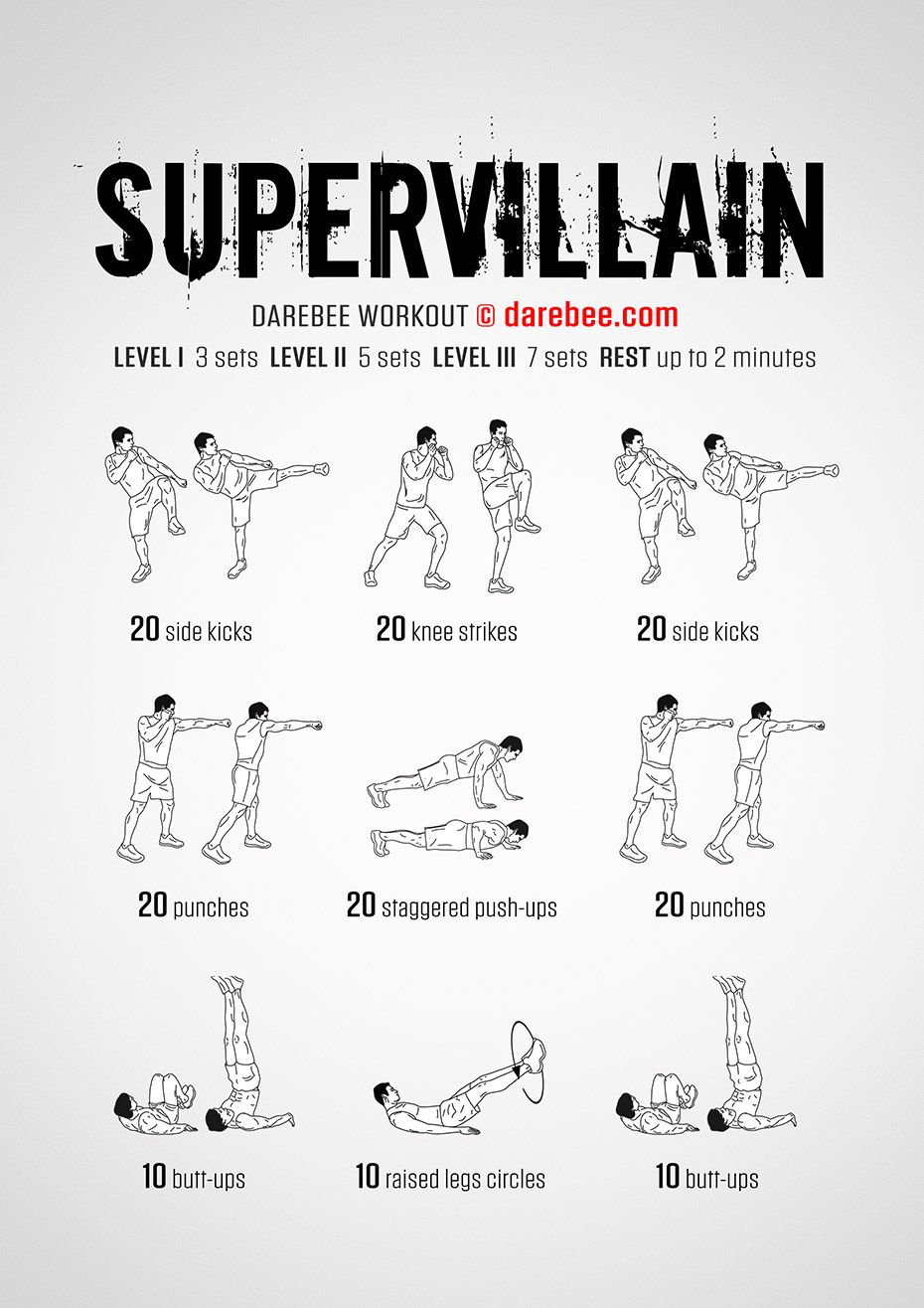 DAREBEE on X New Workout by DAREBEE Supervillain https t oumpESdW95 darebee workout workouts workoutmotivation Training exercise fitness fitnessjourney FitnessMotivation https t WVNisqoovW X