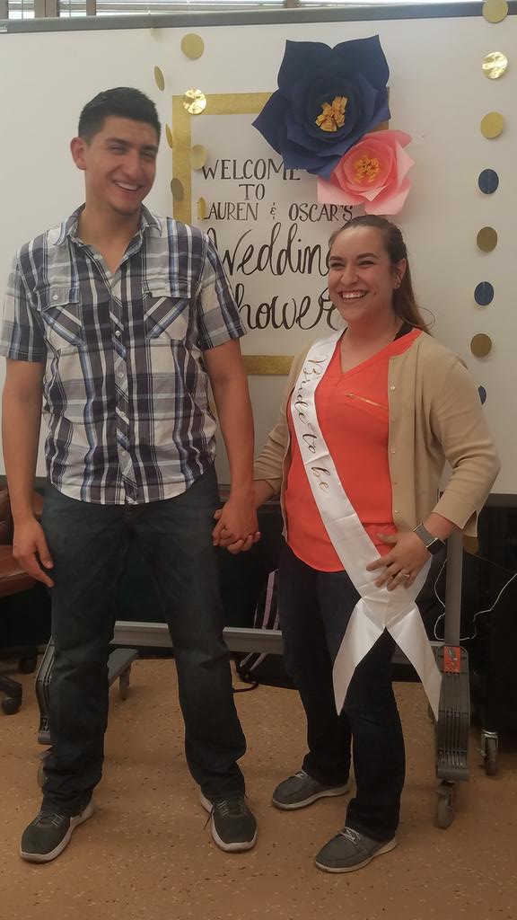 RossRebelsNJHS's tweet photo. Congrats to our beloved Ms. Licon. (and her sweetie, Oscar) https://t.co/DEaBzCqFZA