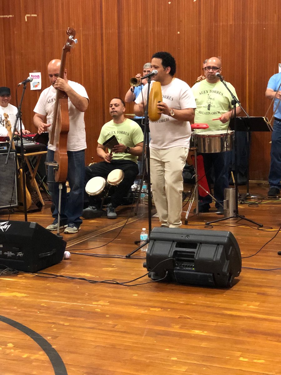 latenitehound's tweet photo. Alex Torres and his amazing Latin sounds enrich our International Night every year!! #queensofking https://t.co/YsLo6zQjA6