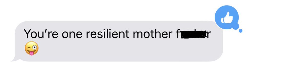 not gonna lie - this text made my day.
thank you friend. 

takes a village to press through on any given day. 👊🏼