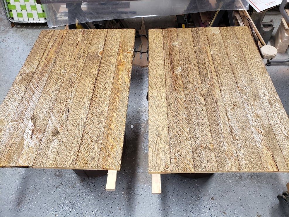 TLValle's tweet photo. One last picture from the #rustic #sandwichboard project I completed last week. I just love how these boards came out. Hopefully the customer will be willing to share a picture of the finished #sign! #smallbusiness #supportlocal https://t.co/3b1yEdPGtL