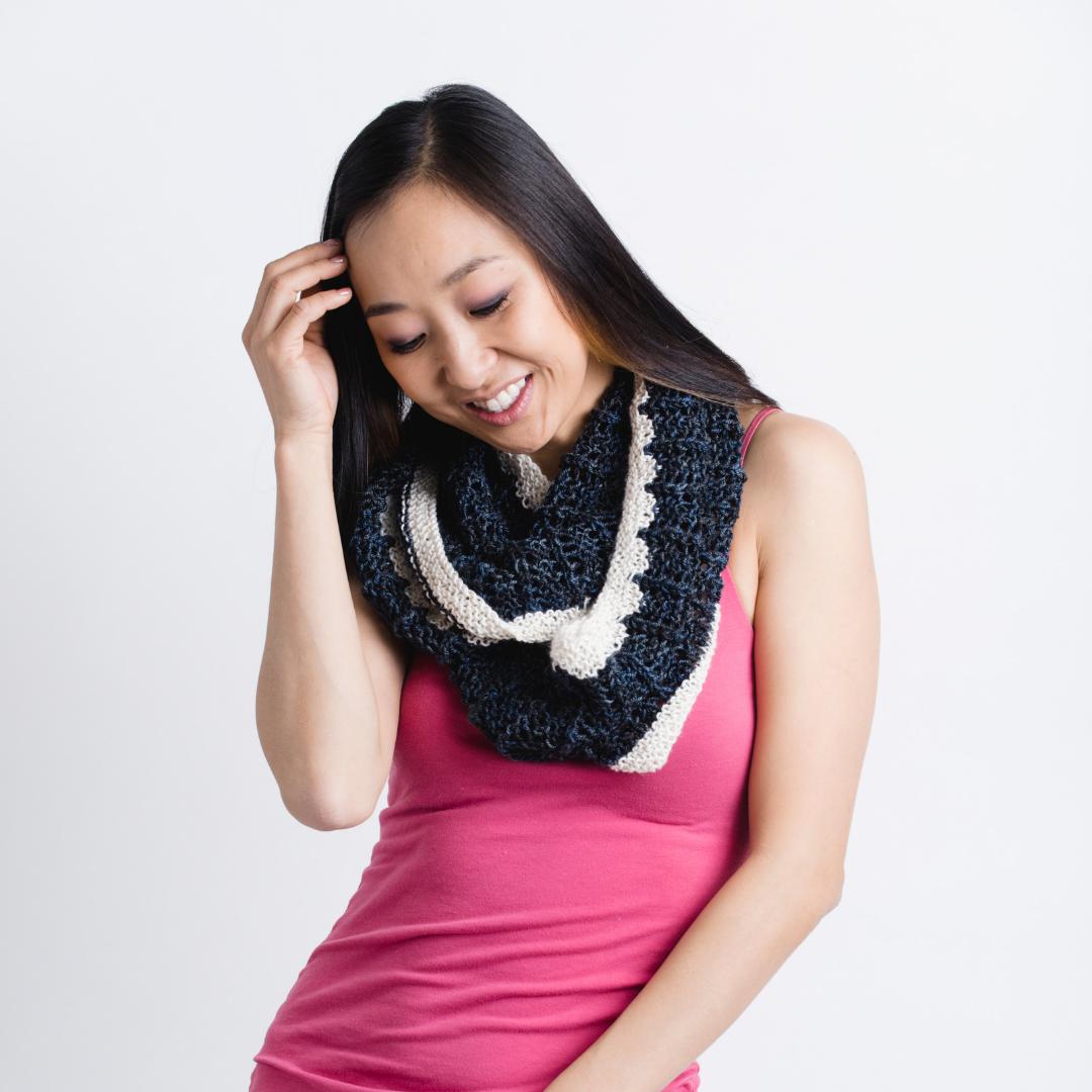 The Blanche Edged Scarf is here for those chilly spring and summer evenings
• Diane Zangl • June 2019 •  @plymouthyarn Reserve Sport &amp; Cuzco Cashmere •
buff.ly/2PCQXVa