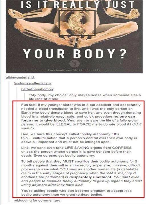 misanthropicice's tweet photo. I would share this all day every day! #AbortionIsAWomansRight https://t.co/QenjW4fo6A