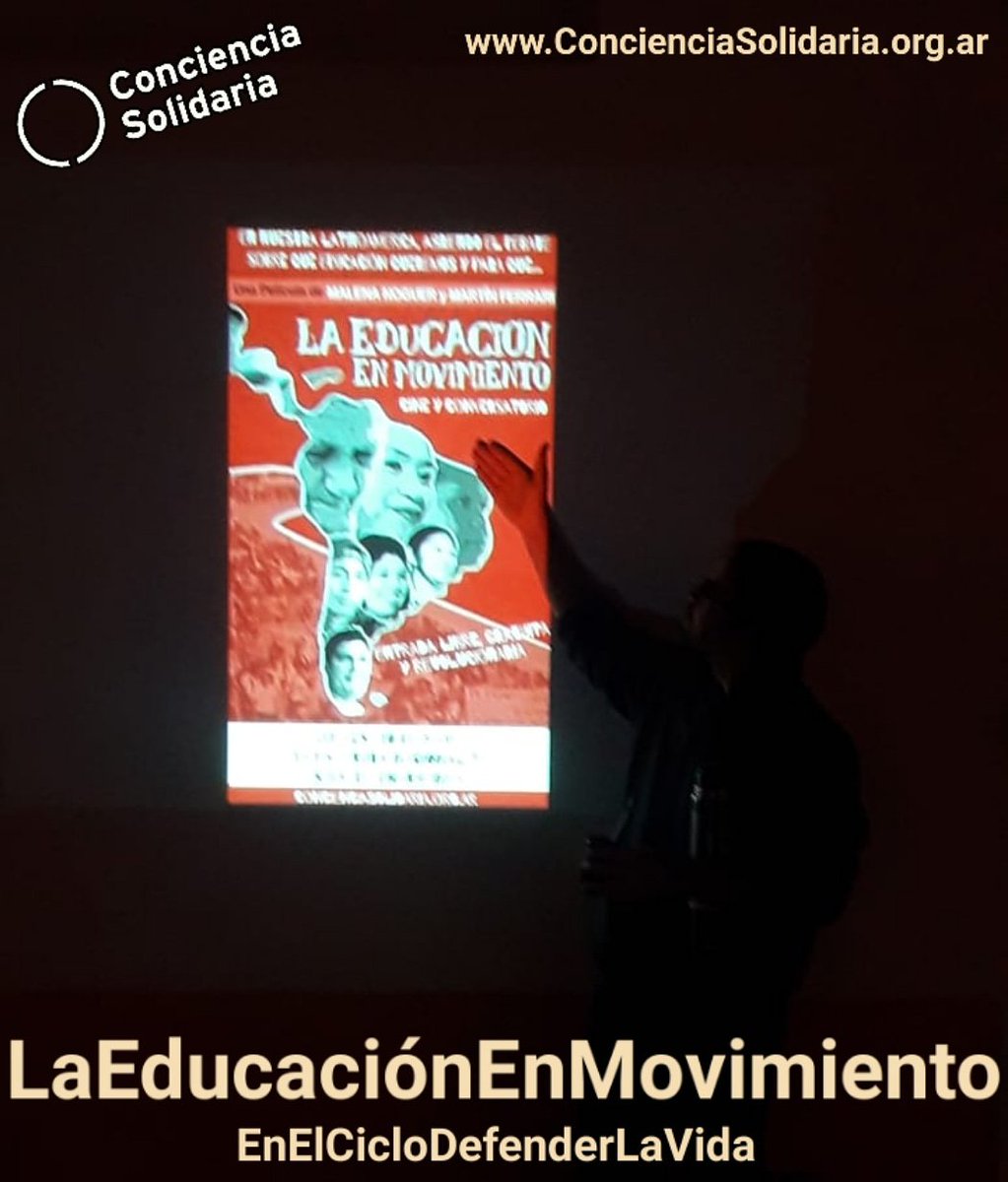 ConSol_ONG's tweet image. 2do #CicloDefenderLaVida en #Charbonier!

¡#Cine y #Conversatorio! El jueves 16 conversamos sobre nuestra #Latinoamérica, abriendo el #Debate sobre qué #Educación queremos y para qué...  ¡Compartimos #LaEducaciónEnMovimiento! Una película de #MalenaNoguer y #MartínFerrari.