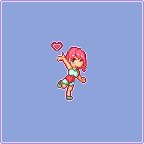 Maytch's tweet image. A quick #HeartPiece for @Pixel_Dailies #pixel_dailies #pixelart