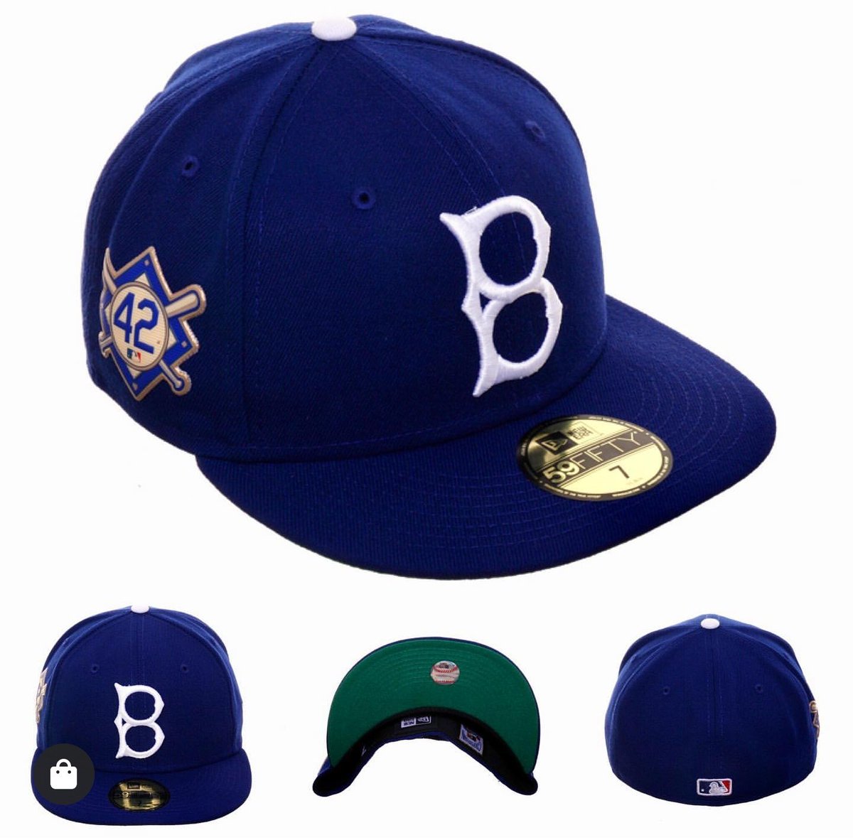 brooklyn dodgers 42 hat