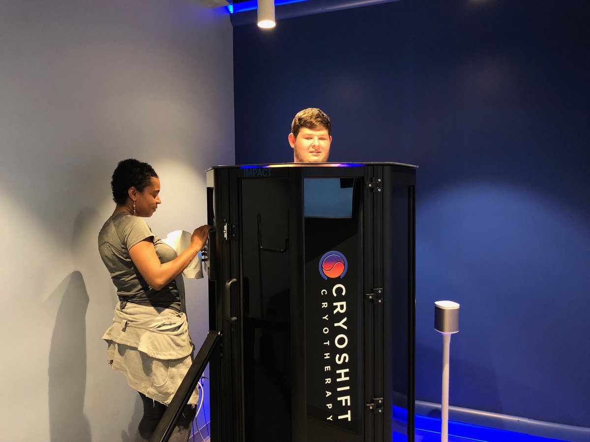 jtrubin's tweet photo. A lil Cryo treatment for @hdrubin35 #getemready https://t.co/ggT9ibgYJX