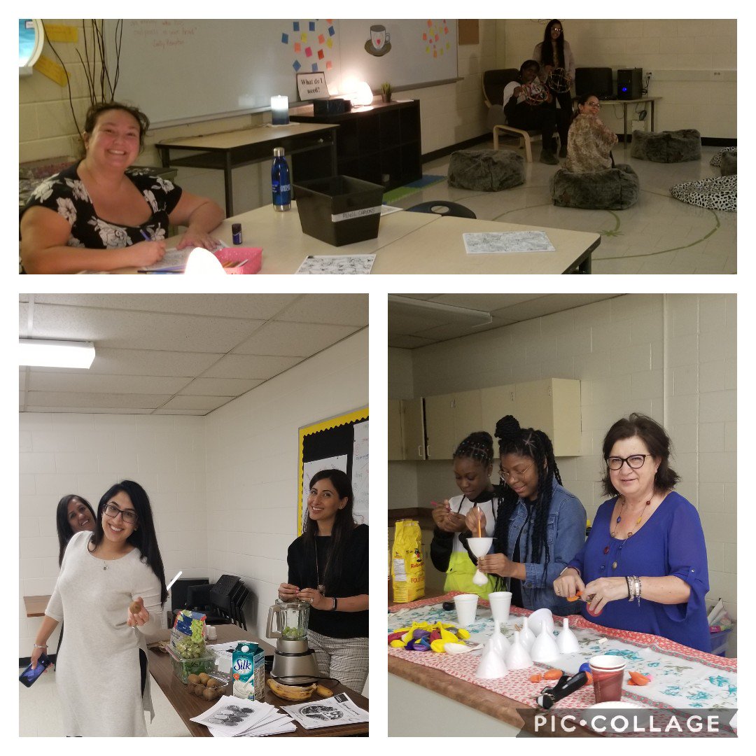Prepping for our <a href="/DarcelSeniorPS/">Darcel Senior PS</a> Family Wellness Night. #WellinPeel #climate #peelfam