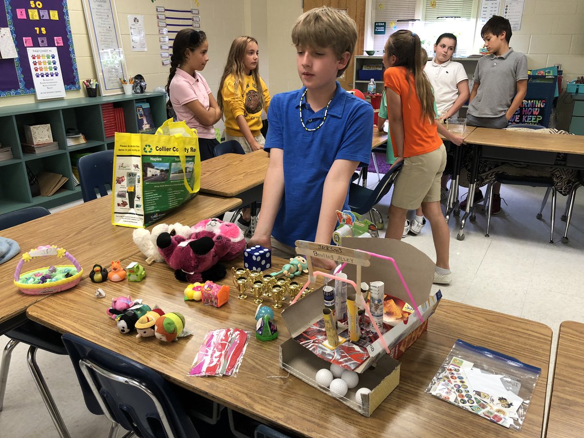 mrs_fortman's tweet photo. More fun with our Recycled STEM Carnival games thank you @MrsFaur for for a great Carnival. @CESCorkyBear https://t.co/GxR7upAITc