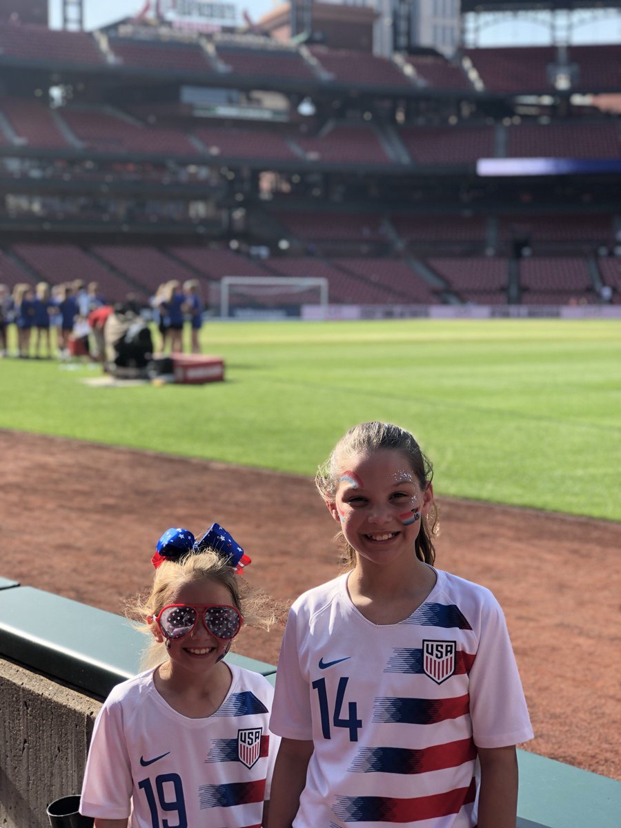 Let’s go team USA!!! We’re ready! #USWNT